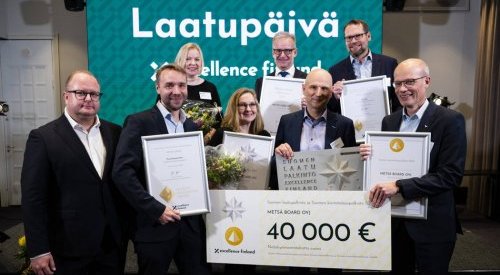 Metsä Board récompensée en Finlande pour sa stratégie de circularité