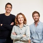 Priscille Charton with Julien Callède and Marin Susac, Eclo co-founders